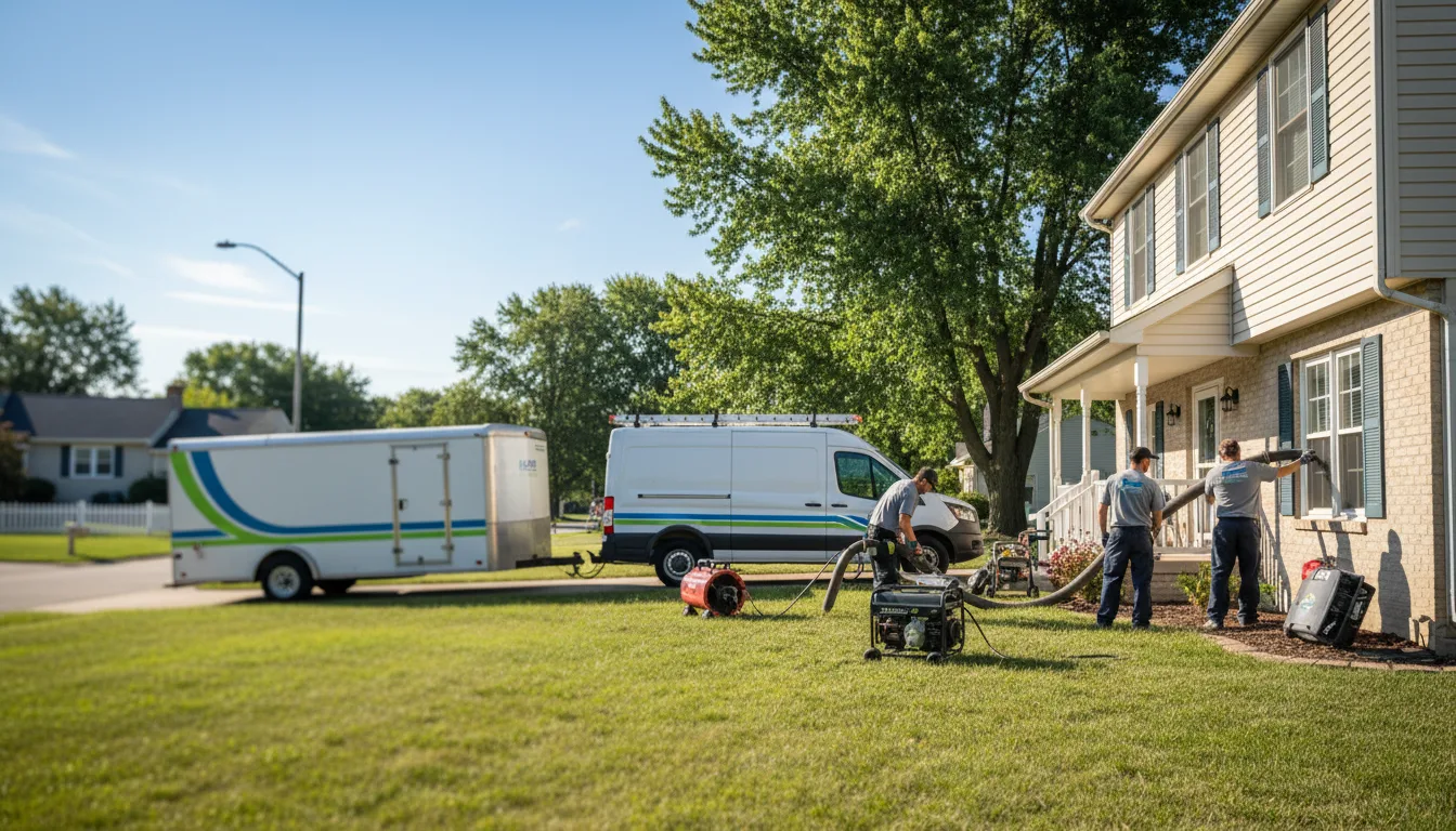 Flooded Basement Restoration And Cleanup With Repair in Elkader, IA near me